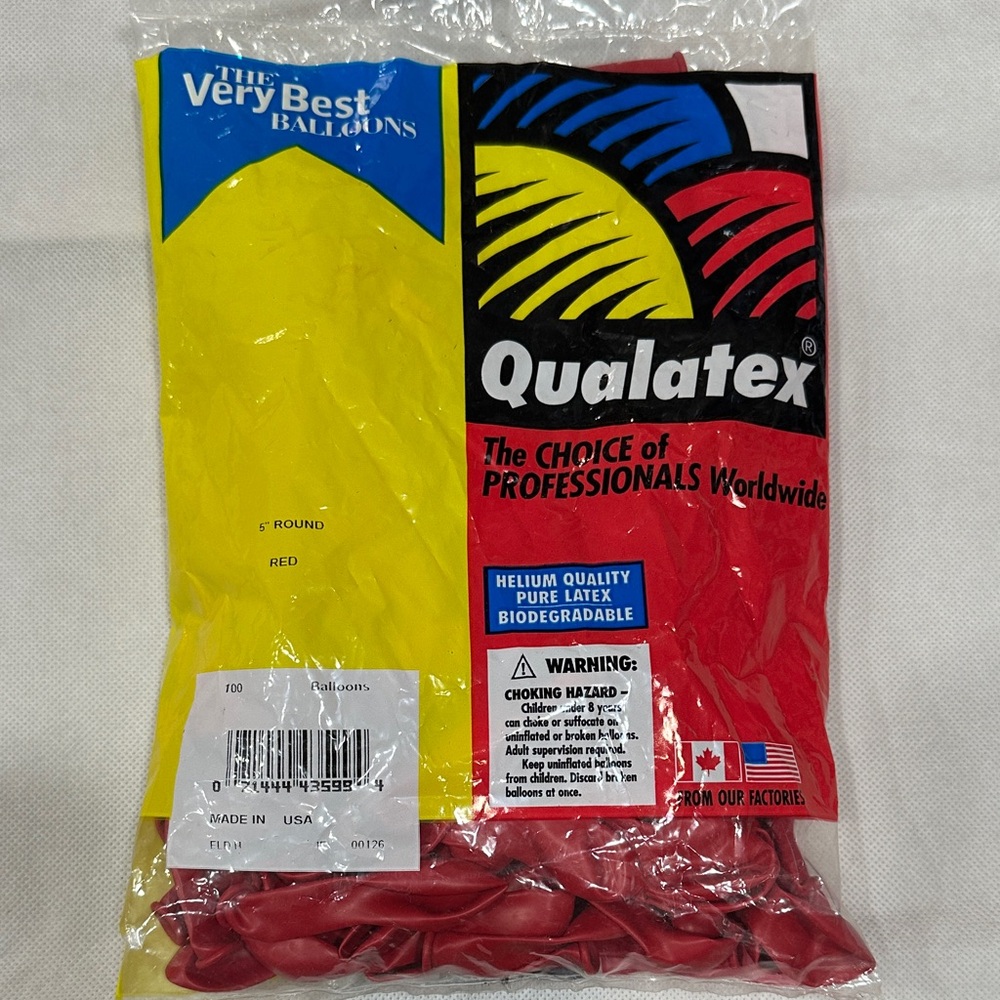 Qualatex Red Latex  Balloons